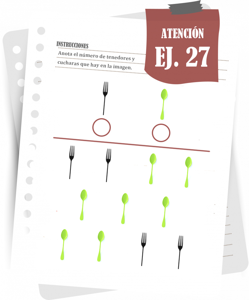 Imagen del ejercicio 27 de atención