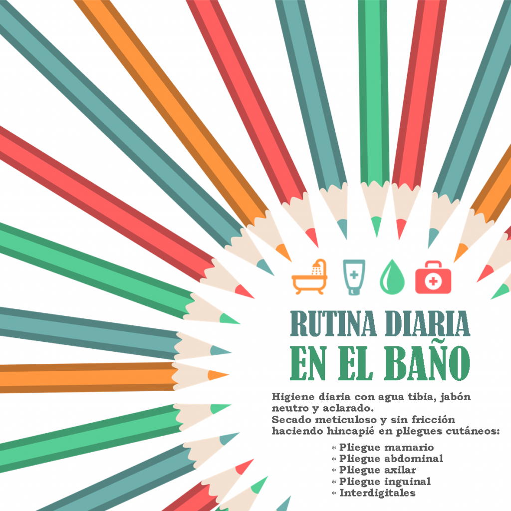 Infografía Rutina diaria en el baño