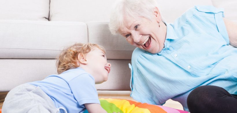 Abuela y nieto