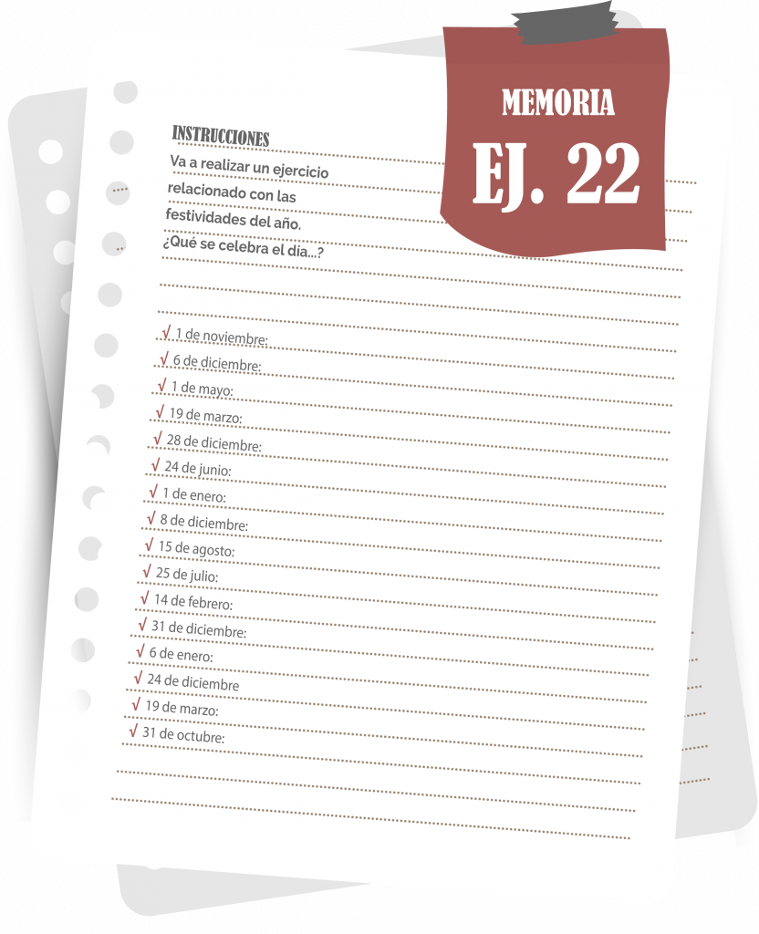 Imagen del ejercicio 22 de memoria
