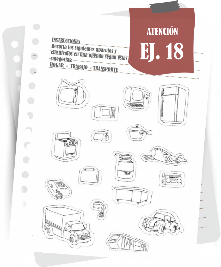 Imagen del ejercicio 19 de atención