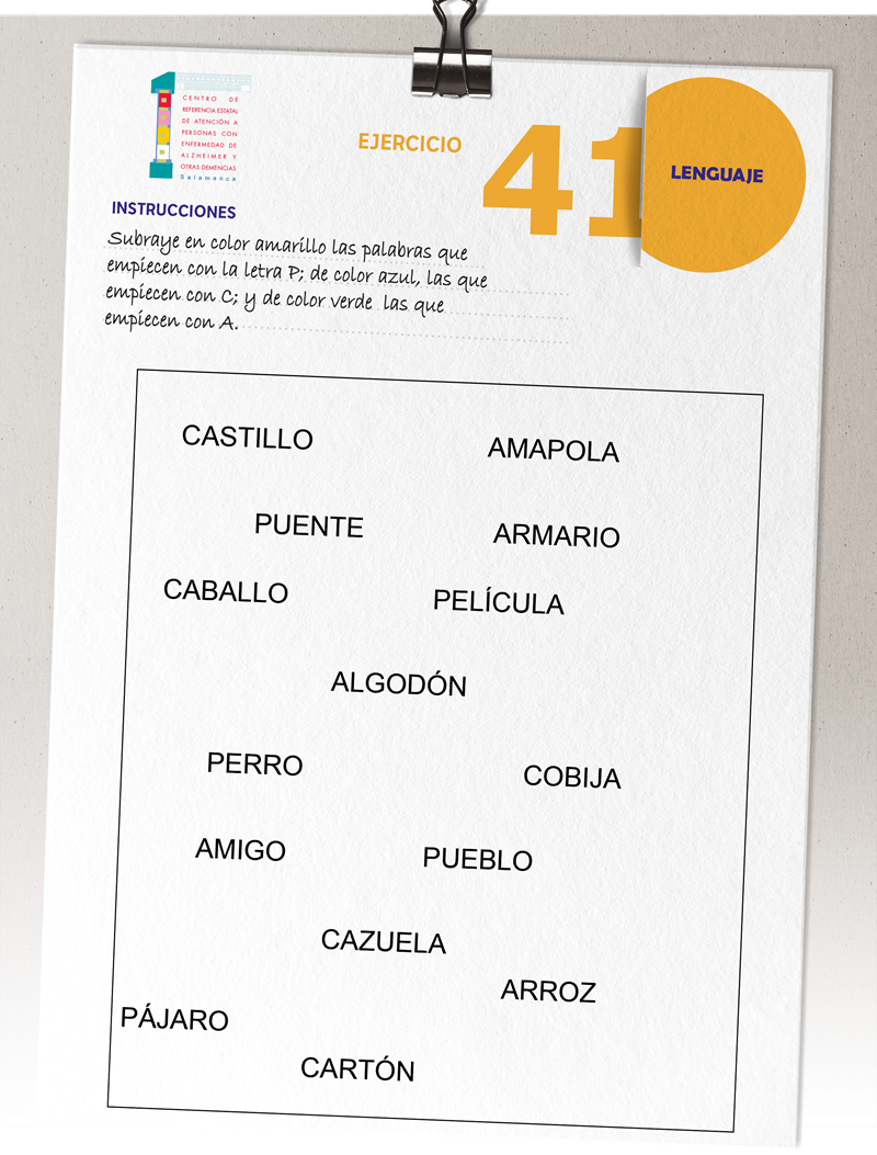 Ejercicio de lenguaje